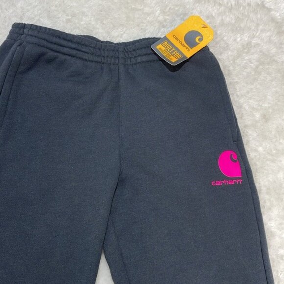 Carhartt Girls Fleece Logo Sweatpants - Picture 5 of 7